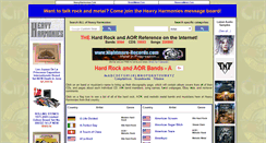 Desktop Screenshot of heavyharmonies.com