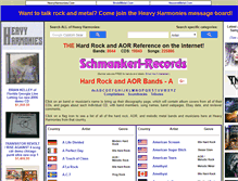 Tablet Screenshot of heavyharmonies.com